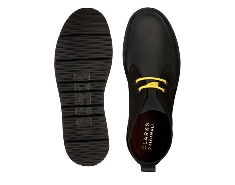 Clarks Lace Up 2.0 Desert Boots Black Men - India V2U3635-R8