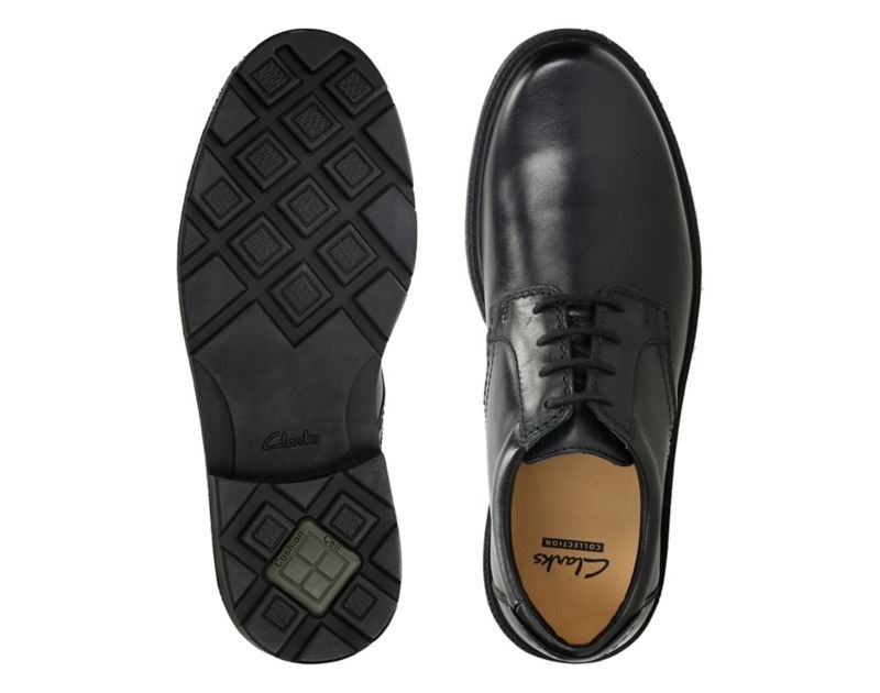 Clarks Lair Brogues Black Shoes Black Men - India T3L1701-N7