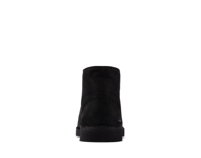 Clarks Lightweight Desert Boots Black Men - India Y5B3914-P4