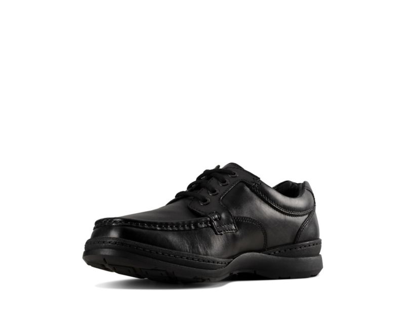 Clarks Line Day Work Shoes Black Shoes Black Men - India U9G8447-A3