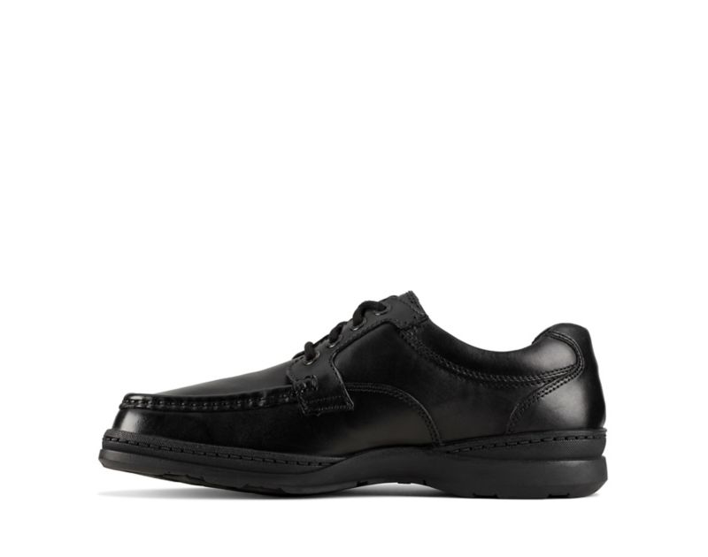 Clarks Line Day Work Shoes Black Shoes Black Men - India U9G8447-A3