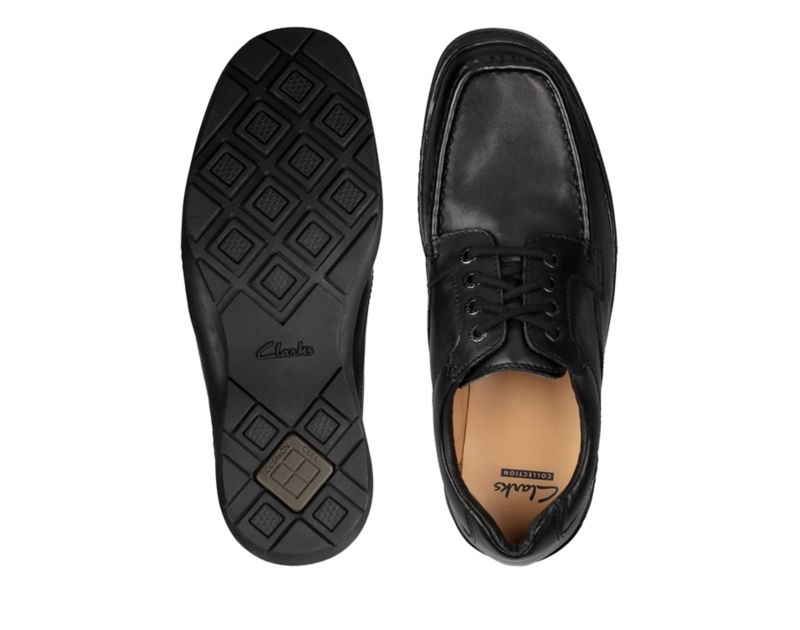 Clarks Line Day Work Shoes Black Shoes Black Men - India U9G8447-A3