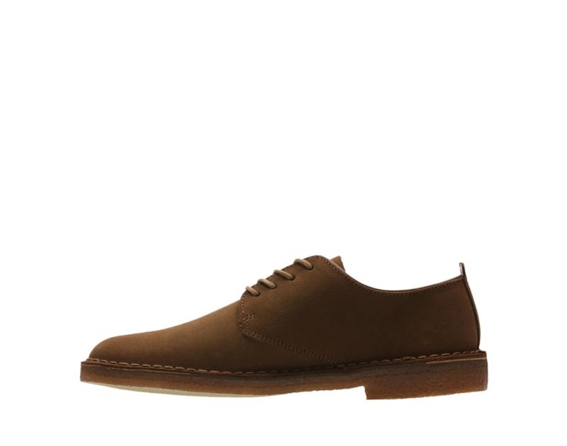 Clarks London Desert Boots Black Shoes Brown Men - India O9V9774-Y1