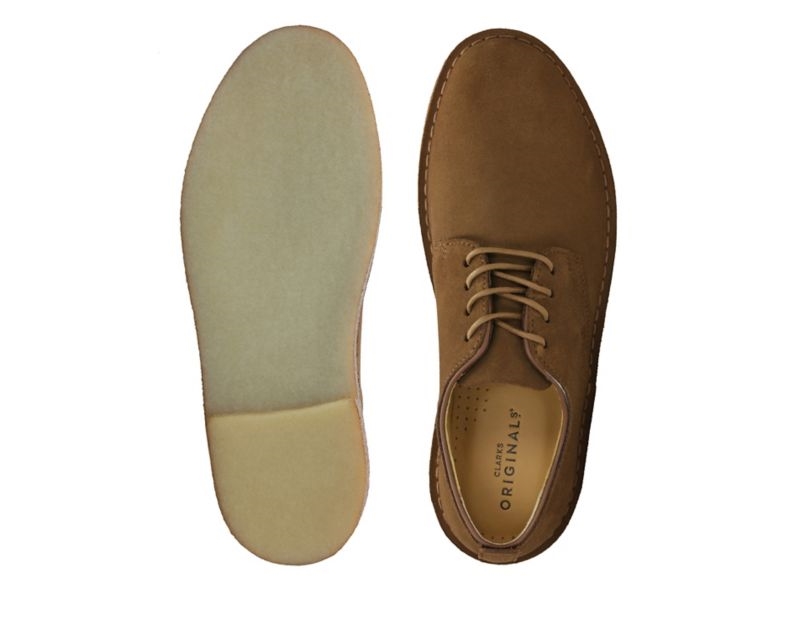 Clarks London Desert Boots Black Shoes Brown Men - India O9V9774-Y1