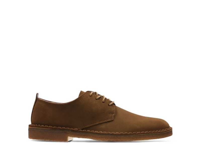 Clarks London Desert Boots Black Shoes Brown Men - India O9V9774-Y1