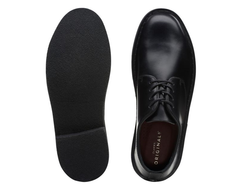 Clarks London Smart Casual Desert Boots Black Shoes Black Men - India Q8F3255-O8