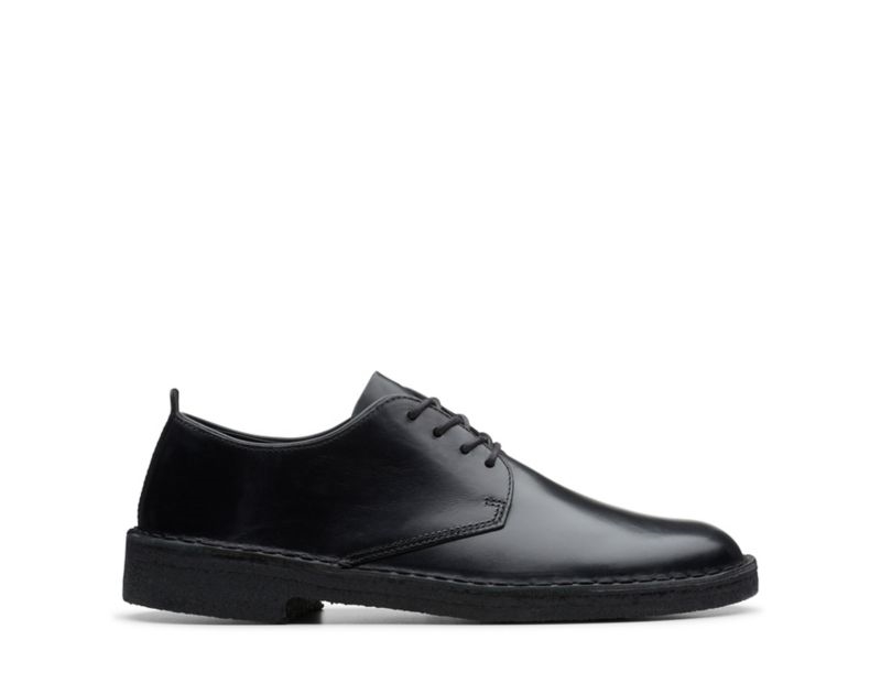 Clarks London Smart Casual Desert Boots Black Shoes Black Men - India Q8F3255-O8