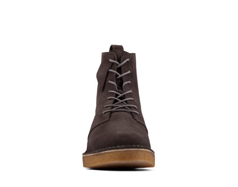 Clarks Mali 2 Desert Boots Dark Grey Men - India Q1O8330-N0