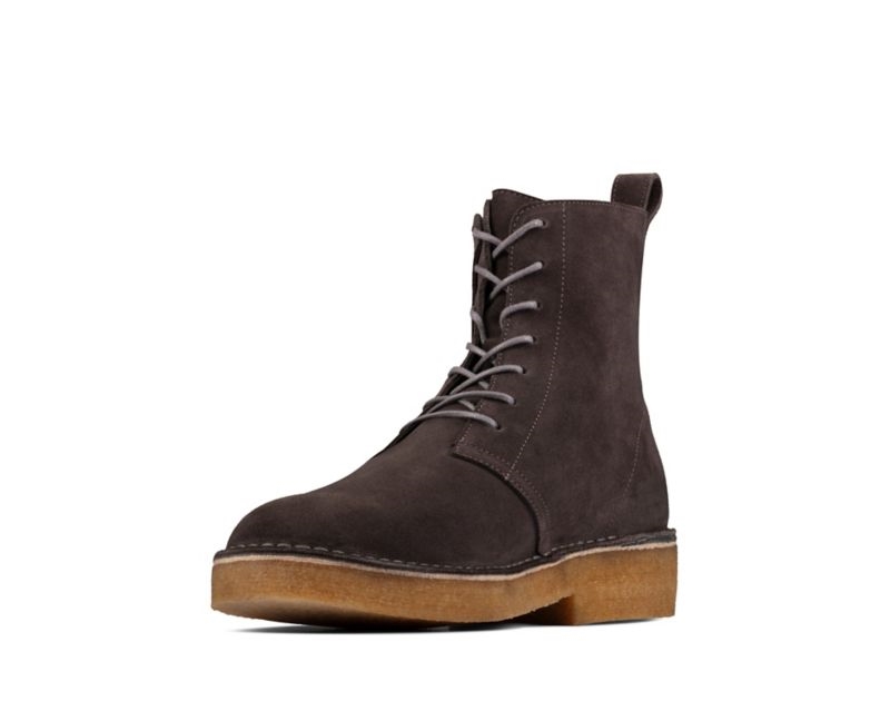 Clarks Mali 2 Desert Boots Dark Grey Men - India Q1O8330-N0