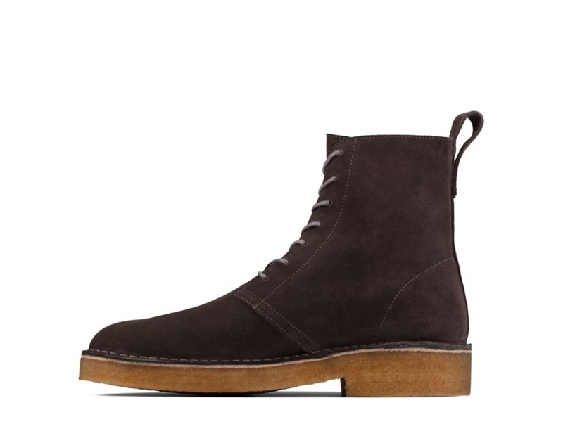 Clarks Mali 2 Desert Boots Dark Grey Men - India Q1O8330-N0