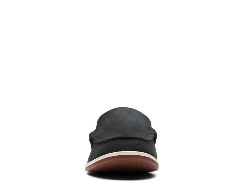 Clarks Morven Sun Loafers Boat Shoes Black Men - India Q0D3553-X6