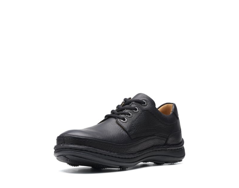 Clarks Nature Three Work Shoes Black Shoes Black Men - India G6O5561-V7