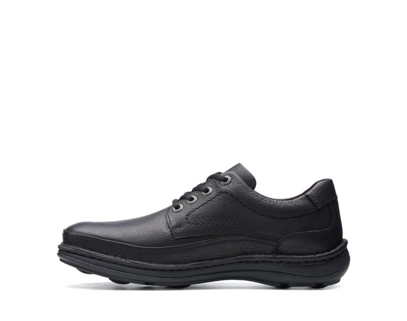 Clarks Nature Three Work Shoes Black Shoes Black Men - India G6O5561-V7