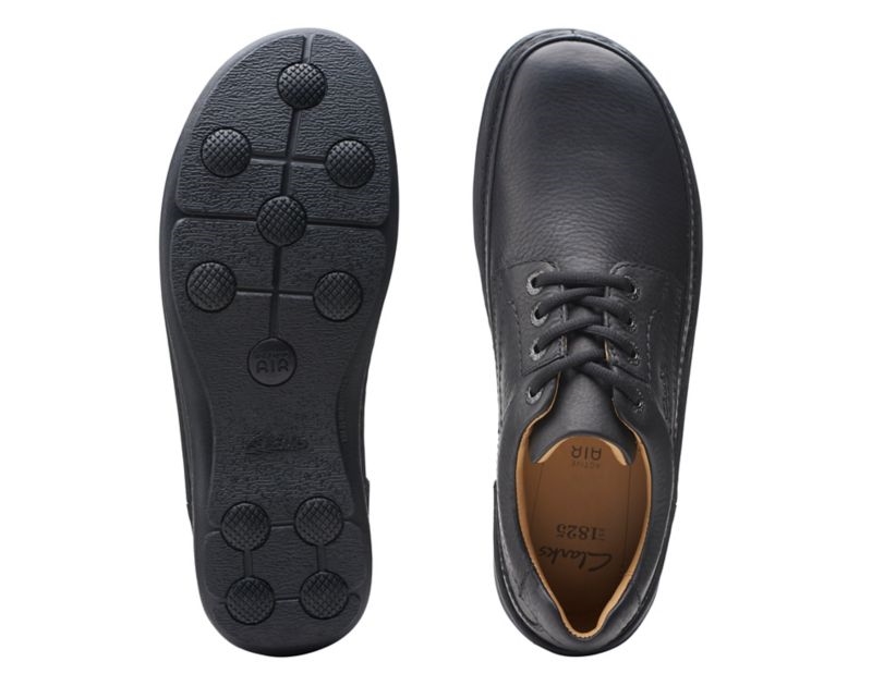 Clarks Nature Three Work Shoes Black Shoes Black Men - India G6O5561-V7