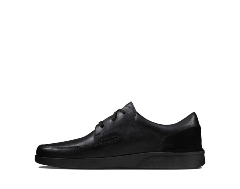 Clarks Oakland Craft Trainers Black Shoes Black Men - India Q1L0335-E8