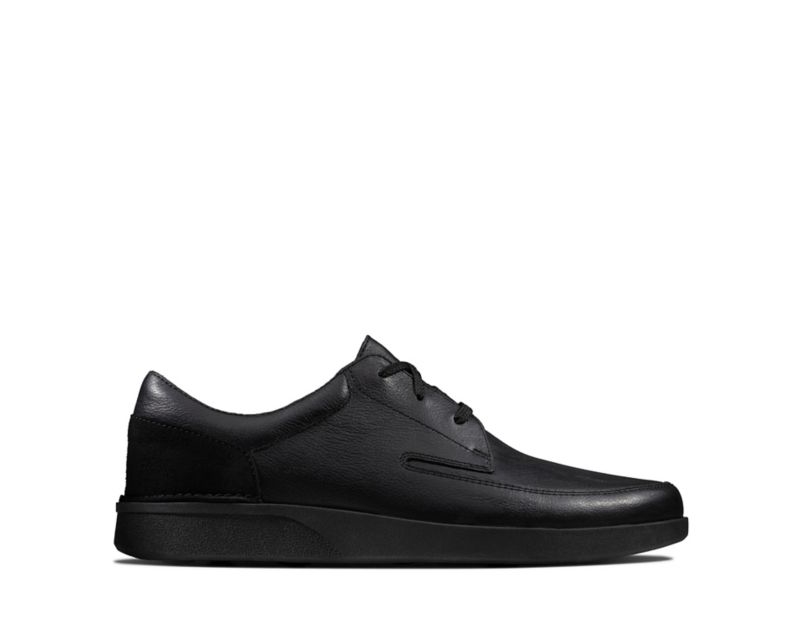 Clarks Oakland Craft Trainers Black Shoes Black Men - India Q1L0335-E8
