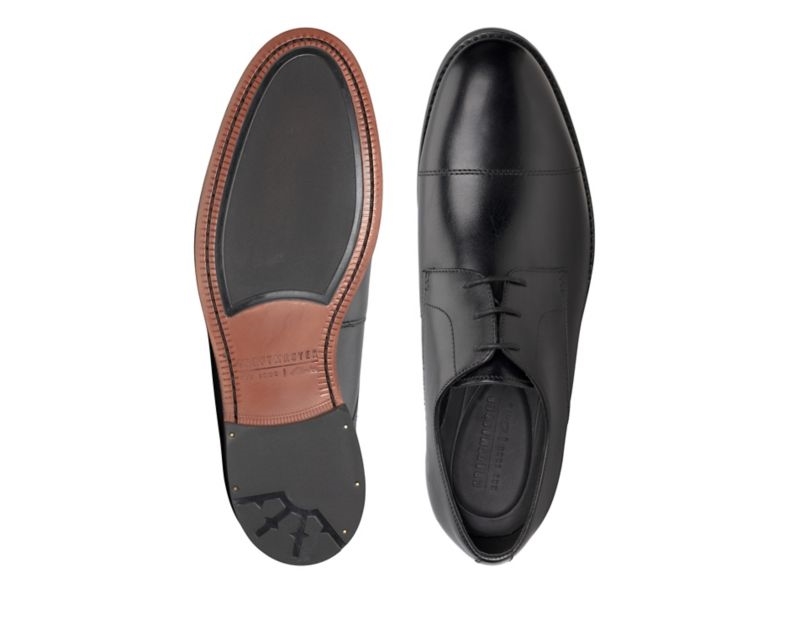 Clarks Oliver Cap Lace-up Shoes Wide Fit Shoes Black Men - India F5G6902-F3