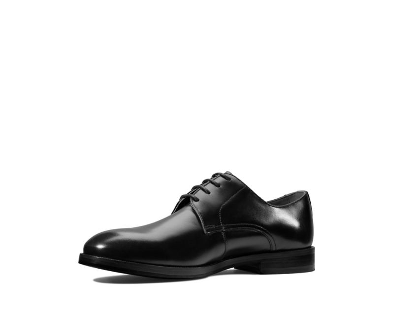 Clarks Oliver Lace Lace-up Shoes Wide Fit Shoes Black Men - India W8G1563-T0
