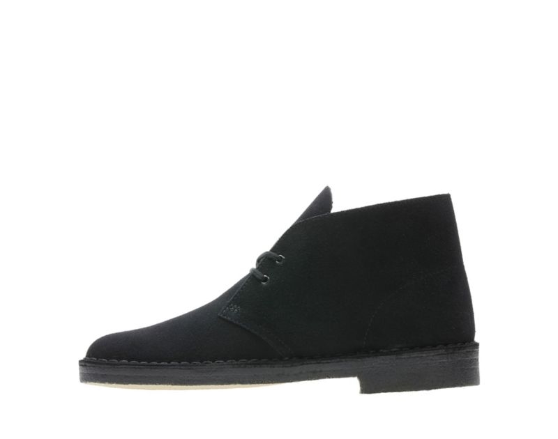 Clarks Originals Desert Boots Black Men - India W9V7827-X1
