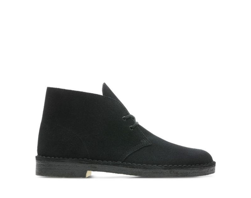 Clarks Originals Desert Boots Black Men - India W9V7827-X1
