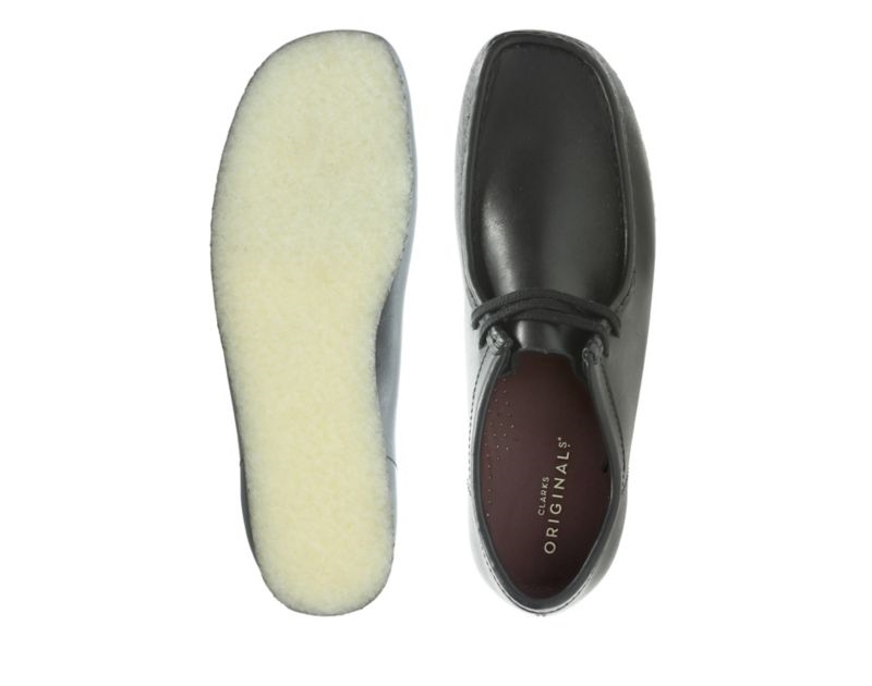 Clarks Originals Wallabee Boots Black Shoes Black Men - India P7D9066-B9