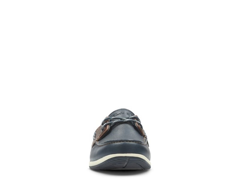 Clarks Orson Harbour Boat Shoes Multicolour Men - India J4N1850-Q5