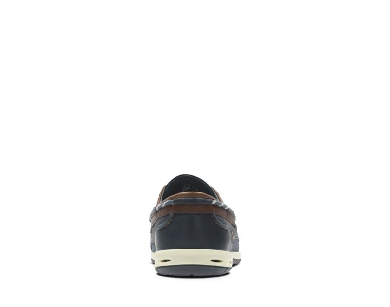 Clarks Orson Harbour Boat Shoes Multicolour Men - India J4N1850-Q5