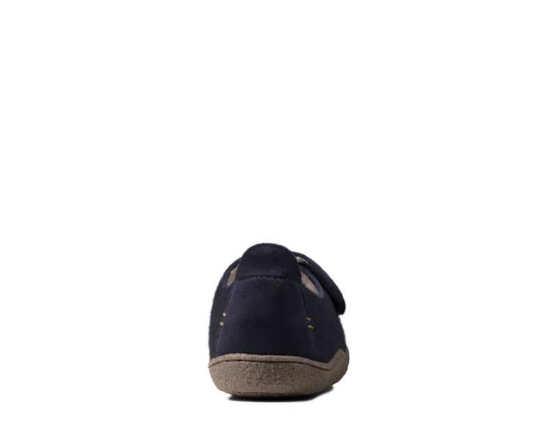 Clarks Relaxed Charm Slippers Navy Men - India S4J8666-P0