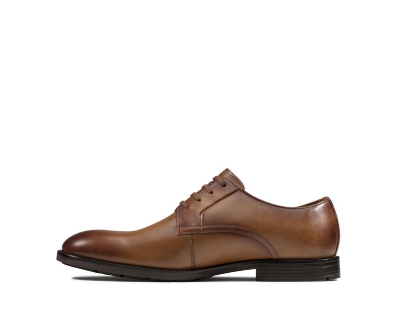 Clarks Ronnie Walk Lace-up Shoes Black Shoes Brown Men - India H3N1924-L8