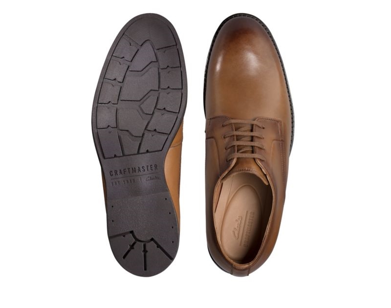 Clarks Ronnie Walk Lace-up Shoes Black Shoes Brown Men - India H3N1924-L8