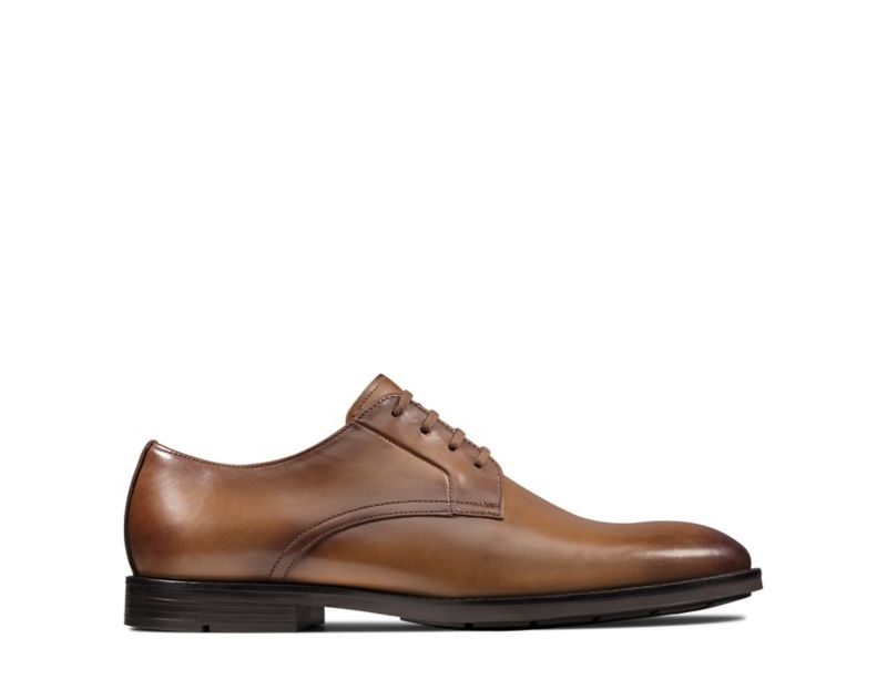 Clarks Ronnie Walk Lace-up Shoes Black Shoes Brown Men - India H3N1924-L8