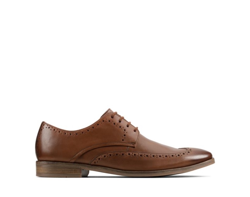 Clarks Stanford Limit Brogues Brown Men - India F2L1240-P5