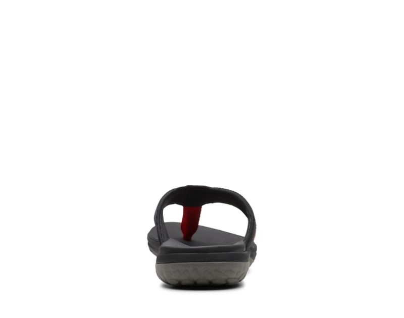 Clarks Step Beat Dune Sandals Black Men - India A7R7850-O1