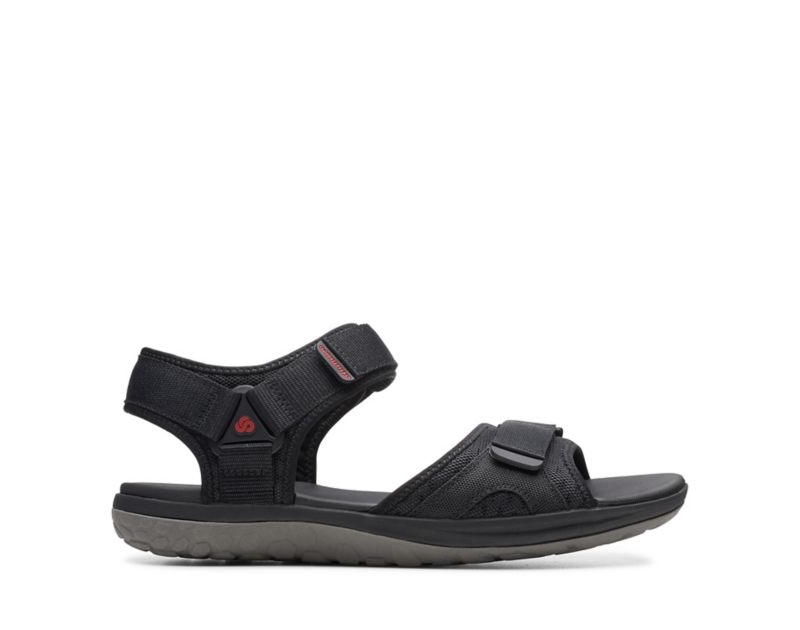 Clarks Step Beat Sun Sandals Black Men - India C6J1796-C8