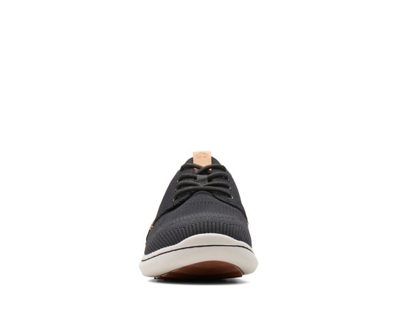 Clarks Step Urban Mix Lace-up Shoes Trainers Black Men - India G8L3372-L9