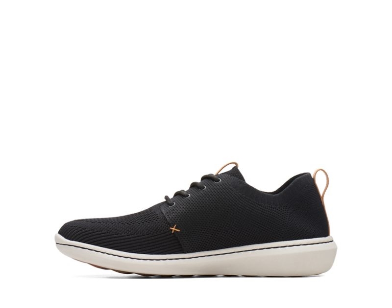 Clarks Step Urban Mix Lace-up Shoes Trainers Black Men - India G8L3372-L9