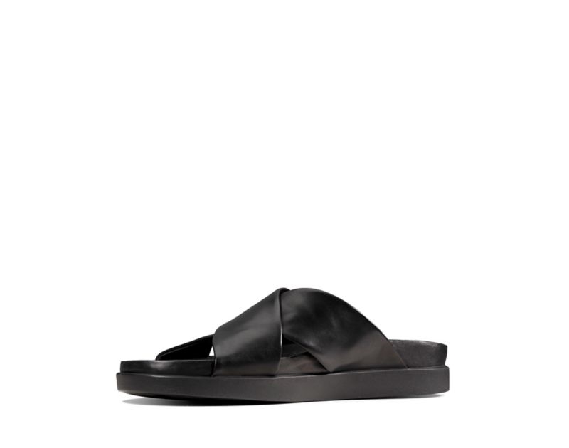 Clarks Sunder Cross Sandals Black Men - India V3R0475-Q3