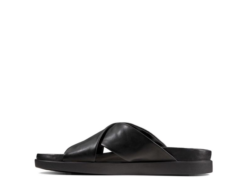 Clarks Sunder Cross Sandals Black Men - India V3R0475-Q3