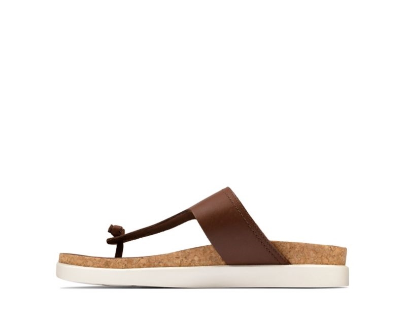Clarks Sunder Post Sandals Brown Men - India O1L7175-N5