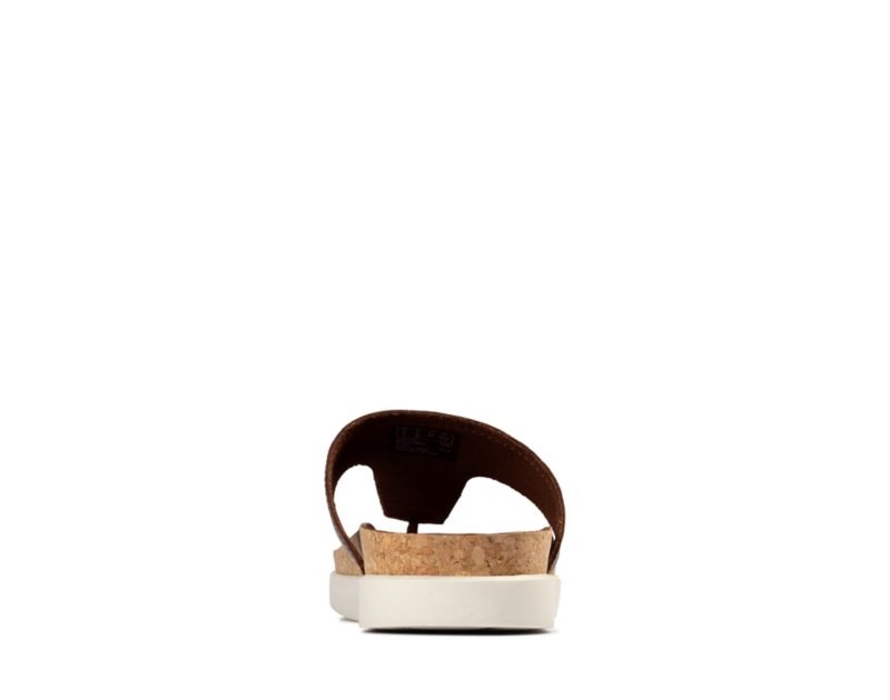 Clarks Sunder Post Sandals Brown Men - India O1L7175-N5
