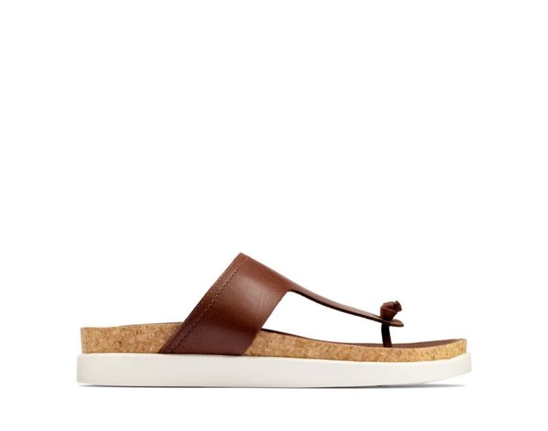 Clarks Sunder Post Sandals Brown Men - India O1L7175-N5