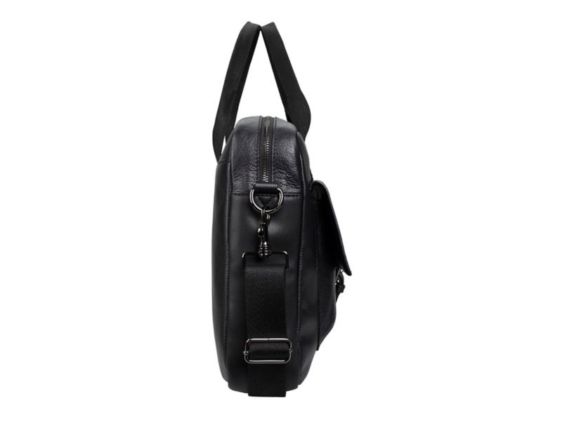 Clarks The Banks Leather Bags Black Men - India R0B9009-Z3