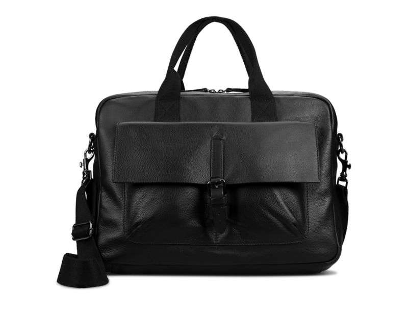 Clarks The Banks Leather Bags Black Men - India R0B9009-Z3