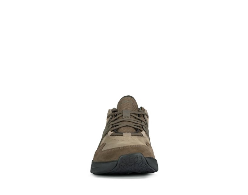 Clarks Tri Active Lace Trainers Dark Olive Men - India M9A9376-Y1