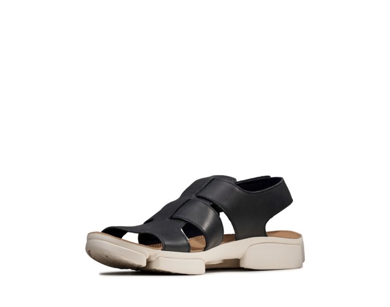 Clarks Tri Cove Sky Sandals Navy Men - India U2S8856-C8