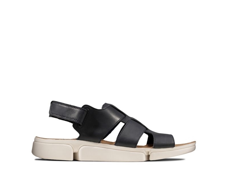 Clarks Tri Cove Sky Sandals Navy Men - India U2S8856-C8