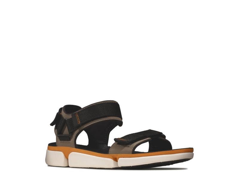Clarks Tri Cove Trail Sandals Olive Men - India H6J1282-K6