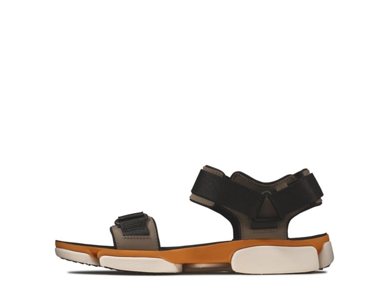 Clarks Tri Cove Trail Sandals Olive Men - India H6J1282-K6