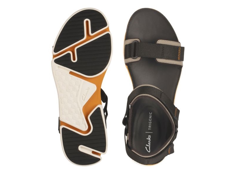 Clarks Tri Cove Trail Sandals Olive Men - India H6J1282-K6