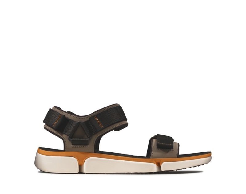 Clarks Tri Cove Trail Sandals Olive Men - India H6J1282-K6